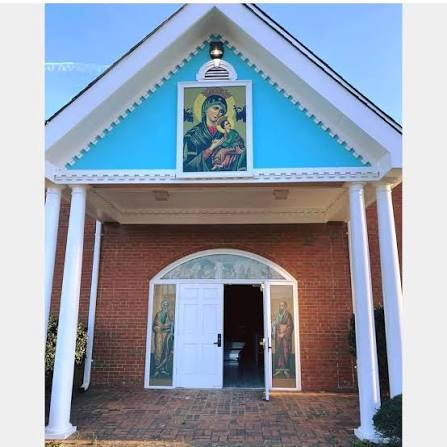 Entrance of the Habesha Catholic church